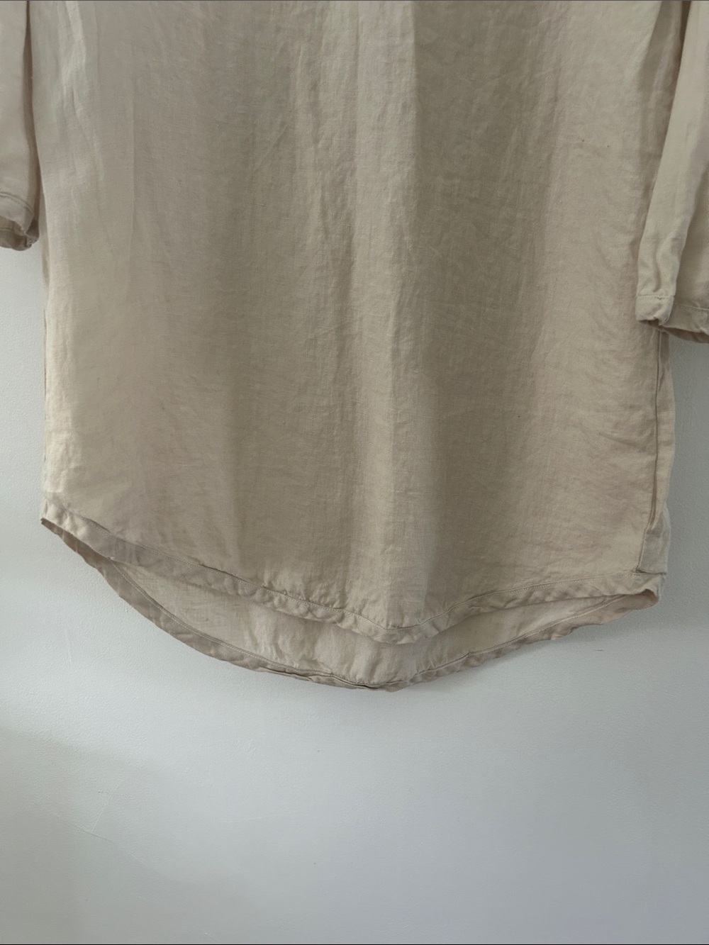 Parachute Linen House Dress Size Medium Midi Oversized Comfy Tunic/Nightshirt - Picture 5 of 15